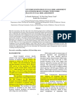 The Relationship of Nurse Knowledge On Fall Risk Assessment and Function of Room Head Control With Nurse Compliance in Fall Risk Assessment