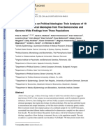 Genetics & Political Ideology