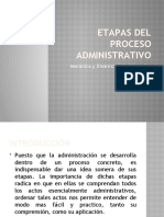 Etapas Del Proceso Administrativo