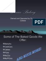 Darius' Bakery: Owned and Operated by Darius Calliste