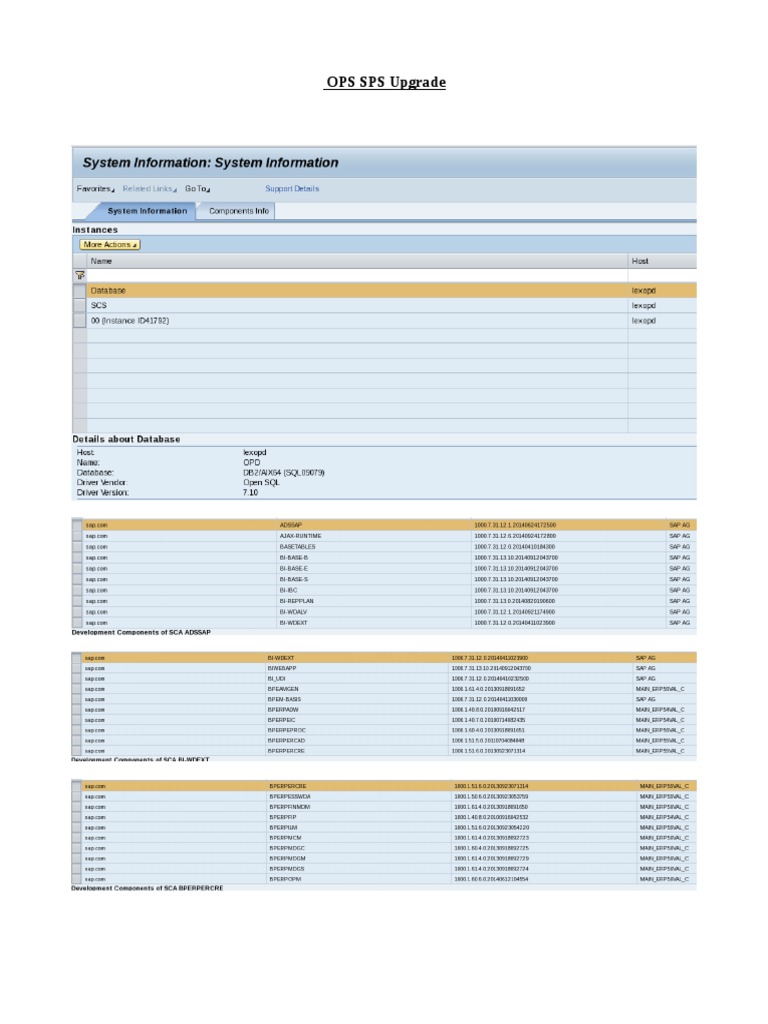 SPS Upgrade | PDF