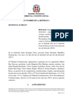 Sentencia Del Tribunal Constitucional Dominicano-0811-17