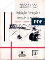 Geografos Legislacao Formacao e Mercado de Trabalho 1996