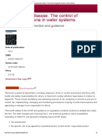 Legionnaires' Disease. The Control of Legionella Bacteria in Water Systems