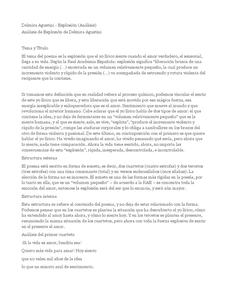 Análisis del poema 