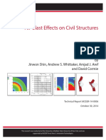 Air-Blast Eff Ects On Civil Structures: by Jinwon Shin, Andrew S. Whittaker, Amjad J. Aref and David Cormie