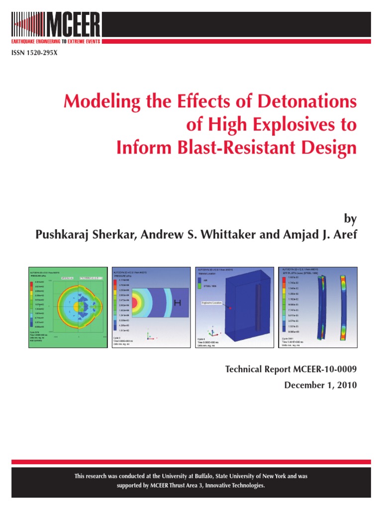 Blast-Resistant Design Modeling Insights | PDF | Strength Of Materials ...