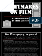 Nightmares On Film: War Photographer by Carol Ann Duffy