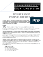 Ten Reasons People Are Broke: Straight Line System