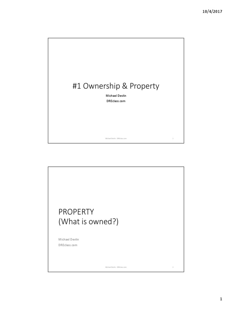 Understanding Property Ownership Rights | PDF | Concurrent Estate | Lease