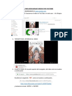 Manual Para Descargar Videos Por Youtube