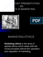 Power Point Presentation ON Ethics in Marketing