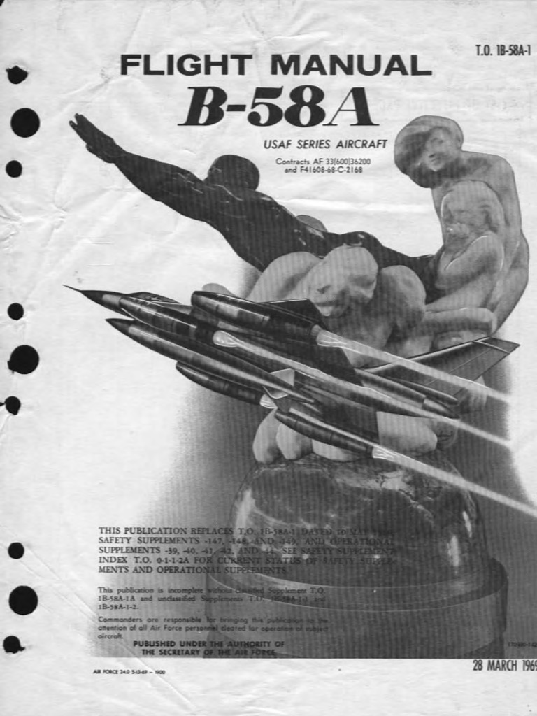 T.O. 1B-58A-1 - Flight Manual - B-58A (28-03-1969) | PDF