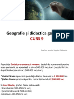 @ CURS 9 - Geografia Si Didactica Geografiei - Populatie