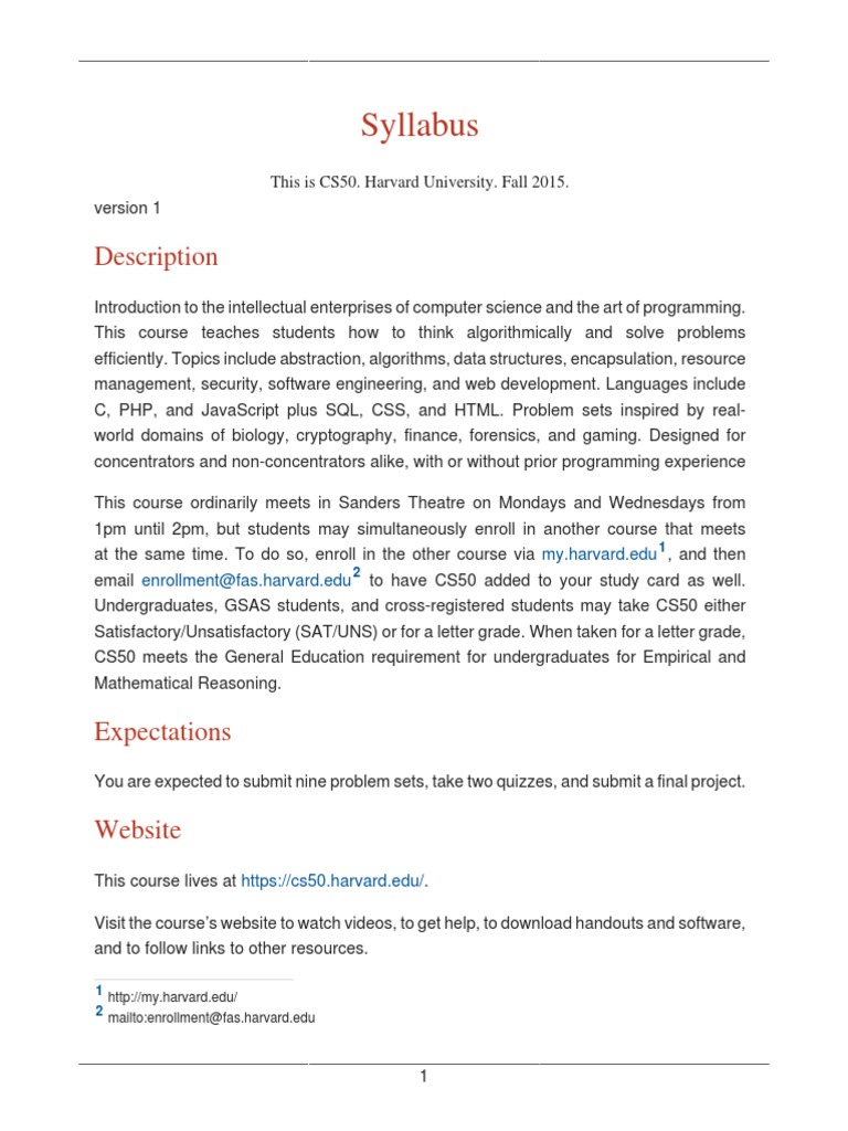 cs50 PDF | PDF | Software Engineering | Areas Of Computer Science