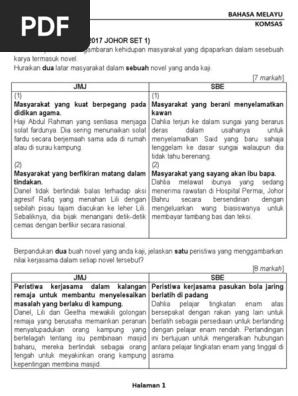 Jendela Menghadap Jalan Keistimewaan Watak Utama