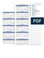 Calendario Ecuador 2018
