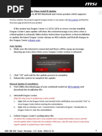 MSI EC Firmware Update Guide | PDF | Laptop | Personal Computers