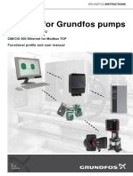 Modbus For Grundfos Pumps: Functional Profile and User Manual