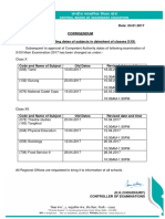 Corrigendum For Datesheet PDF