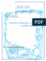 Análisis de Planificación Rural