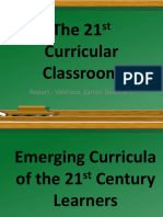 The 21 Curricular Classroom: Report: Valeroso, Zarren Deanne T