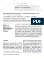 Measured and Predicted Performance of Prefabricated Vertical Drains (PVDS) With and Without Vacuum Preloading-2009