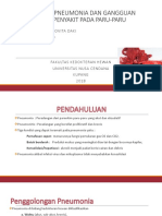 Tipe - Tipe Pneumonia Dan Gangguan Serta Penyakit Pada