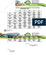 Schedule of Review Classes in Preparation To 2018 National Achievement Test