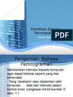 Klasifikasi Bhs Pemrograman.ppt