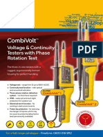 Combivolt: Voltage & Continuity Testers With Phase Rotation Test