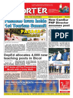 Pasacao Town Holds 1St Tourism Summit: New Camsur PNP Director Assumes Post