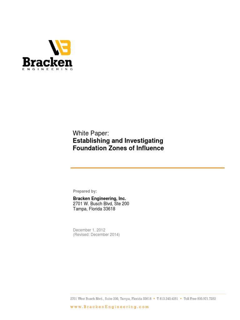Foundation Zones of Influence Analysis | PDF | Stress (Mechanics ...