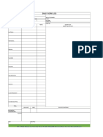 Daily work log template for contractors