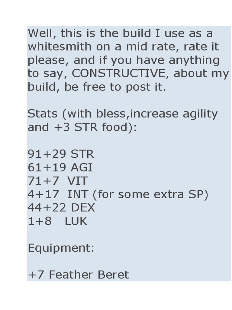 Whitesmith Build | PDF | Leisure