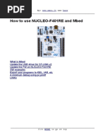 How To Use NUCLEO-F401RE and Mbed