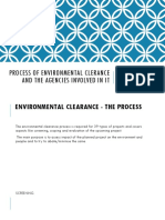 Process of Environmental Clerance and The Involve in
