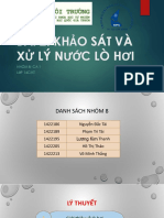 khảo sát và xử lý nước lò hơi