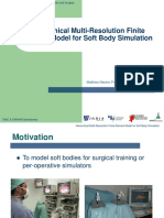 Hierarchical Multi-Resolution Finite Element Model For Soft Body Simulation