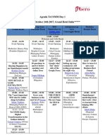 Agenda TeCOMM October 24-25th