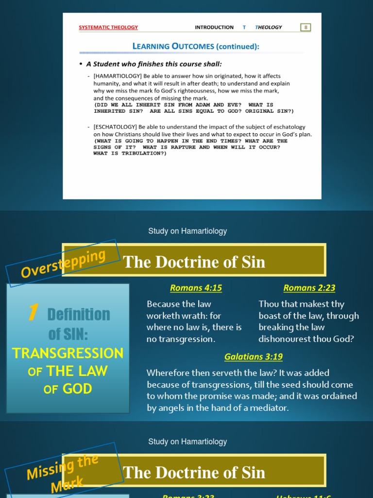 Hamartiology PPT 25.08.2017 222 Review 01.12.2017 | PDF | Original Sin ...