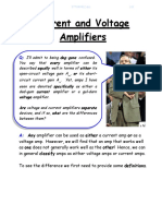 Current and Voltage Amplifiers