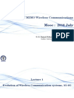 Mooc: 2016 July: Fundamentals of MIMO Wireless Communications