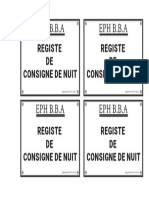 ETIQUETTE-Registe de Consigne de Nuit