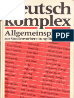 Deutsch Komplex - Allgemeinsprache 1