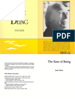 The Ease of Being Jean Klein PDF