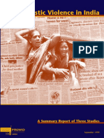 Domestic Violence in India 1 Summary Report of Three Studies PDF