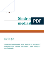 1. Sindromul mediastinal