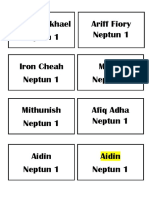 Adrian Mikhael Neptun 1 Ariff Fiory Neptun 1