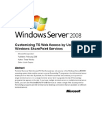 Step by Step Guide to Customizing TS Web Access by Using Windows Share Point Services(2)